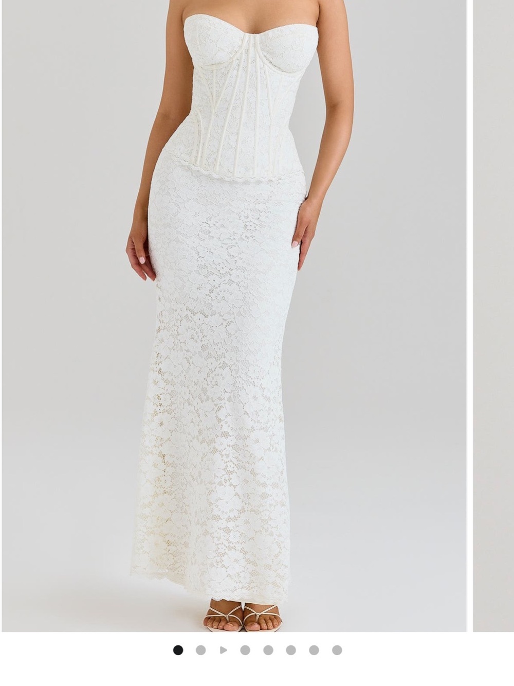 House of CB Solaine Lace Corset Gown